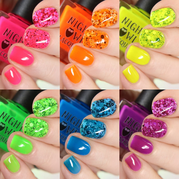 Neon Jello Collection – Night Owl Lacquer
